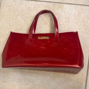 Louis Vuitton Glossy Red Satchel